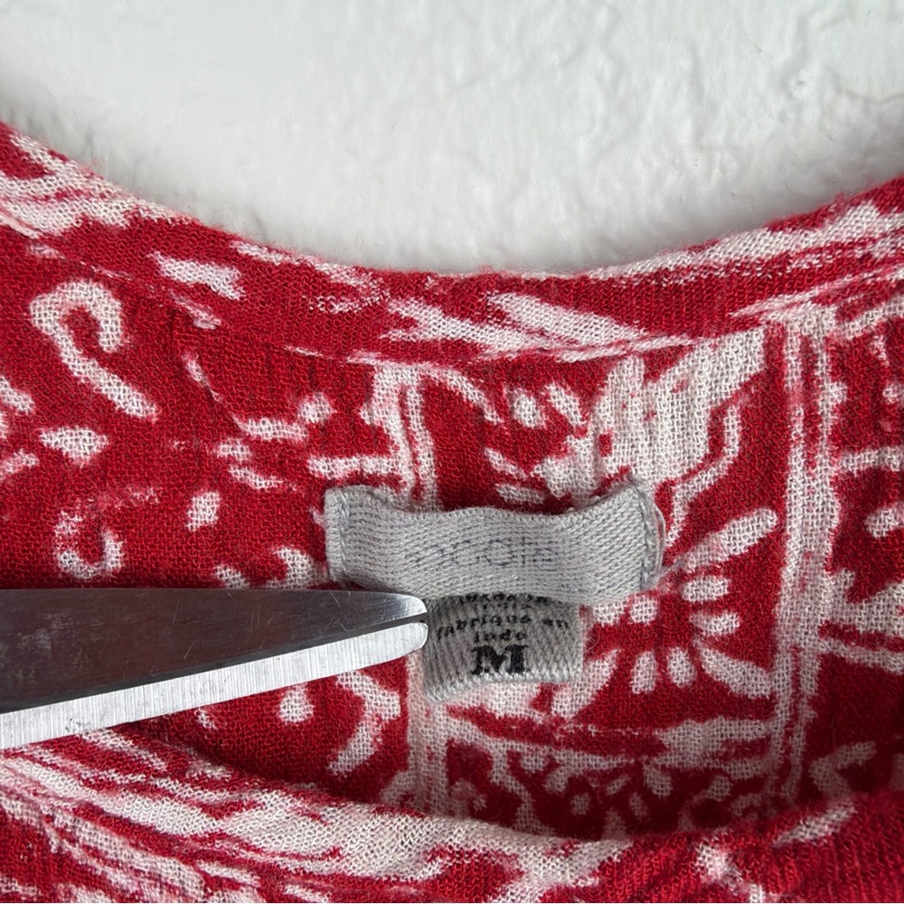 Ecote Dress Swing Boho Red Women’s Medium - Picture 3 of 3